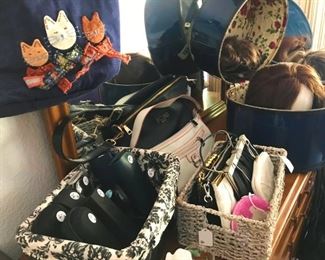 Designer purses
Vera Bradley
Coach
BCBG
Etc