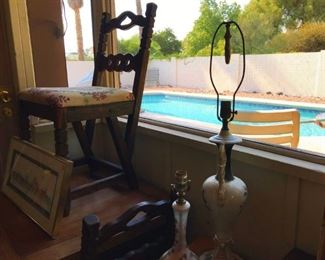 Vintage table and chairs