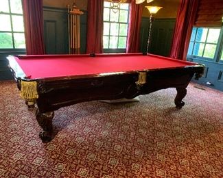 Orleans by Brunswick 9' pool table 