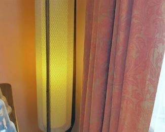 mid century modern double shade Modeline style floor lamp