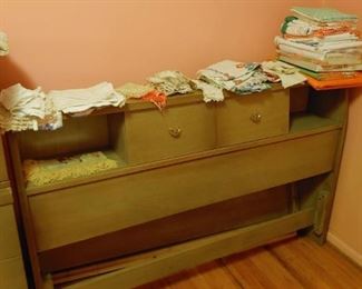 mid century full size headboard