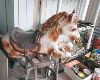 old rocking horse