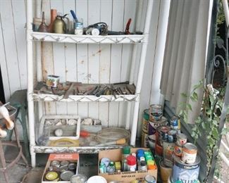paints and tools