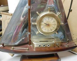 vintage ship clock