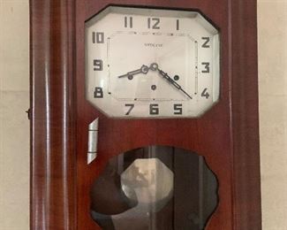 retro French “Vedette” wall clock