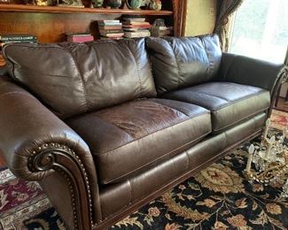 Bernhardt leather sofa 