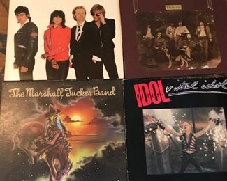 Vinyl records from the 1970s/80s