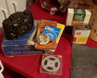 Vintage cameras and supples