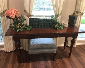 ethan allen furniture  and collectible books 