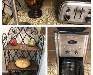 cuisinart numerous items and fab wicker small / medium rack