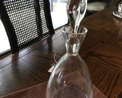 Steuben teardrop decanter