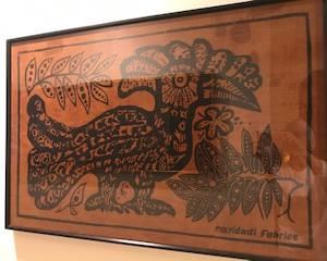 Framed Kenya art fabric