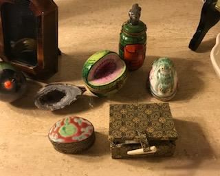 few Limoges ceramic boxes