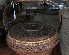 19th c. Chinese wedding basket