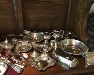 view of sterling items