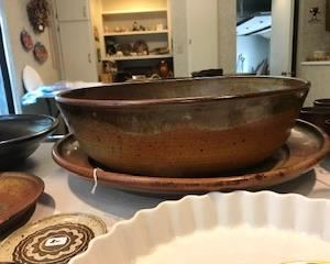 Bill Tersteeg  large bowl and platter