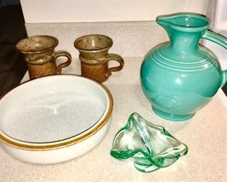 Misc. kitchen collectibles, Fiesta pitcher