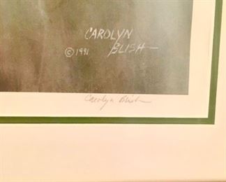 Carolyn Blish, 1991 signed artwork