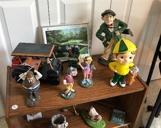 CUTE GOLF FIGURINES 