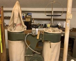 Grizzly shop dust vac system