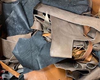 Leather scraps - much much more available