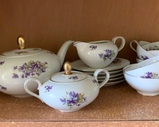 Violet Tea Set