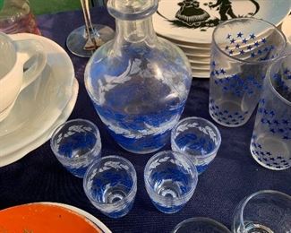 Vintage glassware