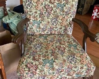 floral chair