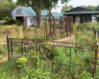 Garden gates and railings