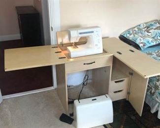 Sewing Machine Storage Table