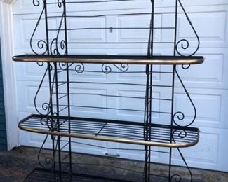 Wrought Iron Wire Shelf