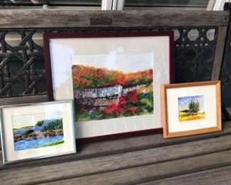 Original Landscape Watercolor Paintings