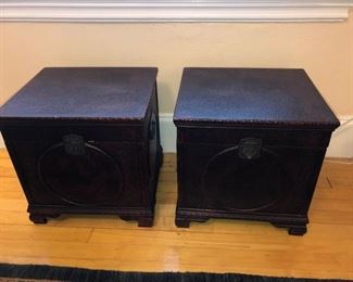Pair of Wooden Chest