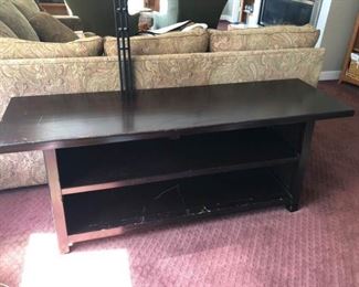 Pottery Barn Wooden Shelf Entertainment Center