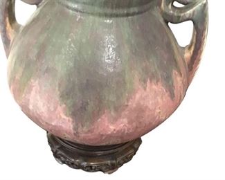 	"Roseville Carnelian" Tall Urn