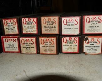 45 + Player Piano rolls 