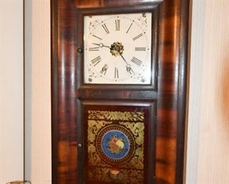 One of many antique clocks, mid to late 1800s, one is 1859
