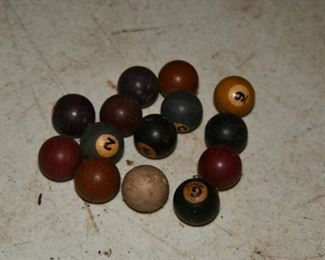 Kids Pool table, we found all original balls