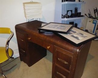many vintage/antique desks