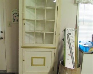 Corner Cabinet in Garage