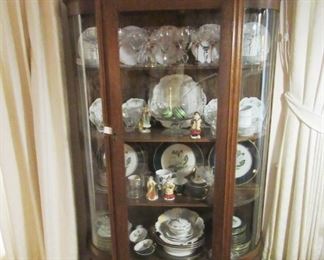 Old Oak China Cabinet