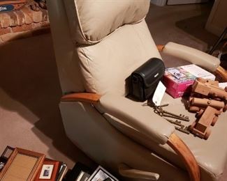 Leather Recliner, Picture Frames