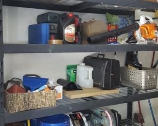 Shelf and contents