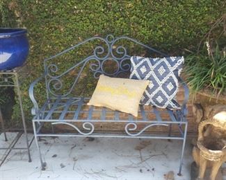 Iron bench