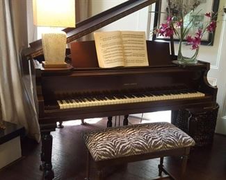 Piano and piano stool