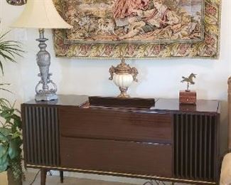 Vintage Grundig  Radio and Turntable