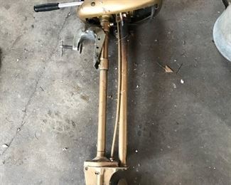 VINTAGE MIGHTY MITE OUTBOARD BOAT MOTOR - AS FOUND - BUY IT NOW $130