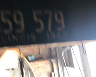 VINTAGE ILLINOIS 1942 LICENSE PLATE - BUY IT NOW $15