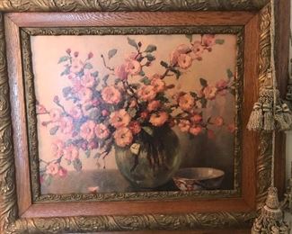 Beautiful framed Dogwood branches 