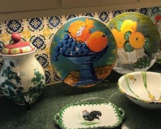 Hand Painted Pottery